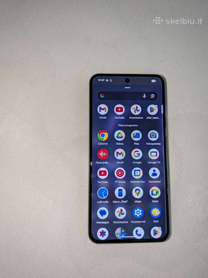 Google pixel 8 naujas ekranas