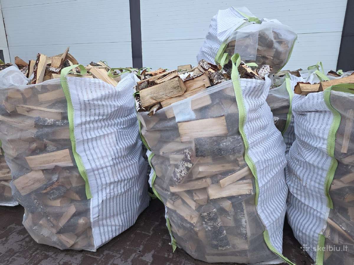 Beržinės malkos didmaišiais 1.6m3 - nuotraukos Nr. 3