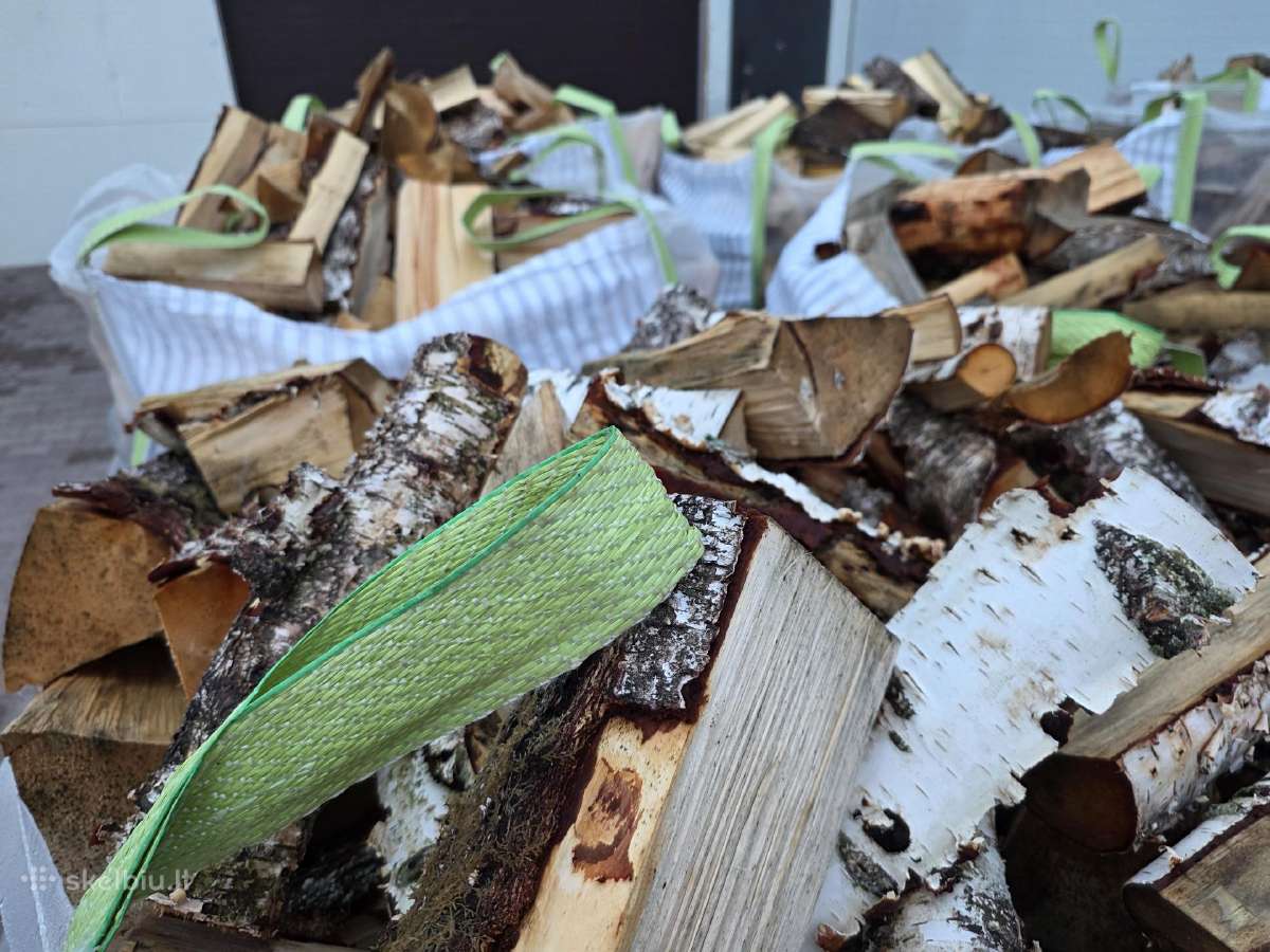 Beržinės malkos didmaišiais 1.6m3 - nuotraukos Nr. 4