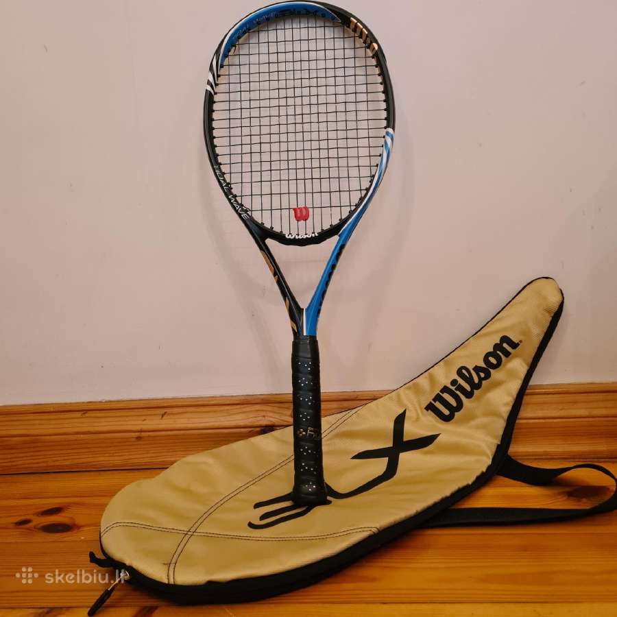 Lauko teniso raketė Wilson 3lx su dėklu.