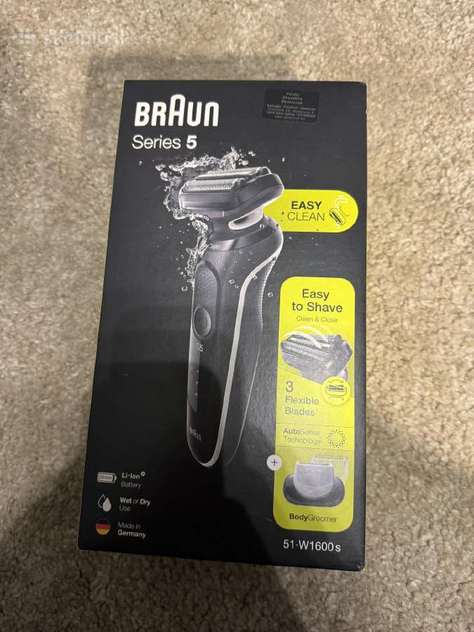 Braun series 5 elektrinis skustuvas