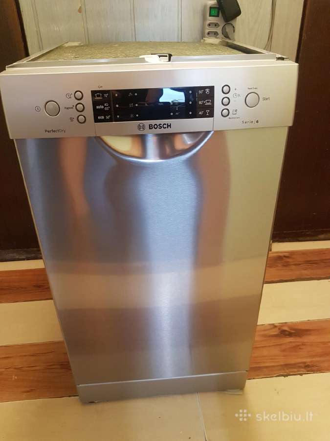 Bosch Sps66ti01e, , 45 cm, 3 stalčiai, A++