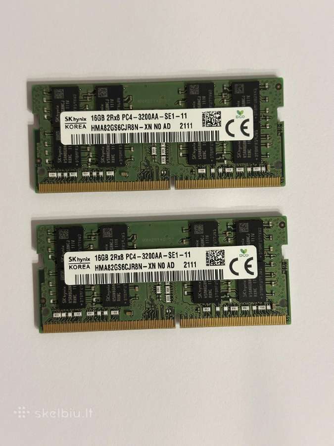 Sk hynix, 32 GB, pc4, 3200 MHz