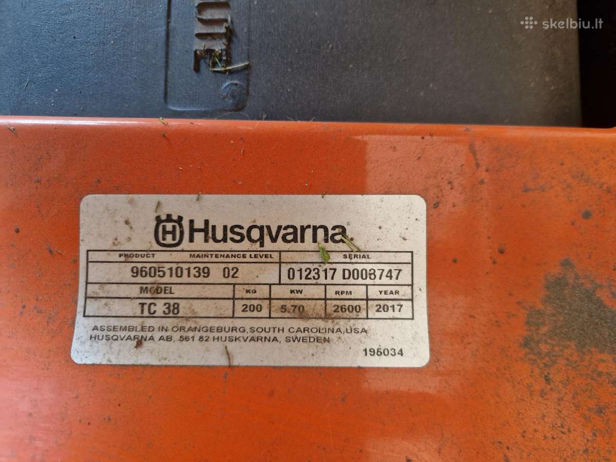 Husqarna tc38 - nuotraukos Nr. 7