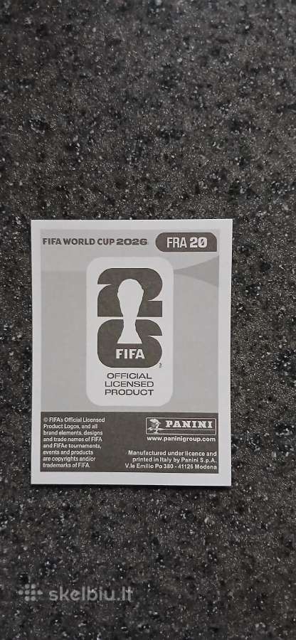 Panini lipdukai 2026 Pasaulio Futbolo Čempionato - nuotraukos Nr. 2