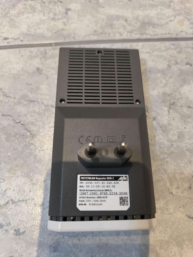 Fritz! Wlan Repeater Dvb-c TV - nuotraukos Nr. 2
