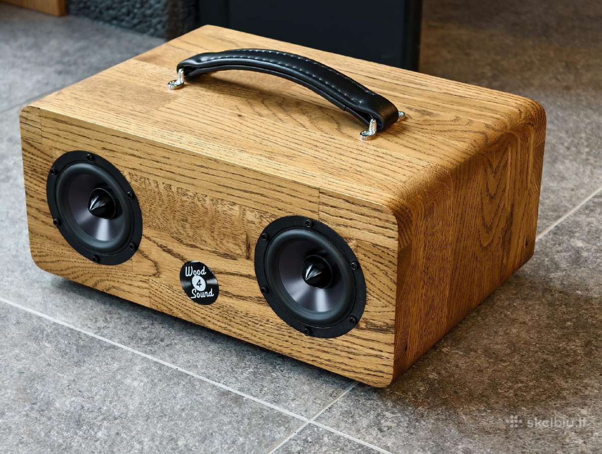Wood 4 Sound ąžuolo masyvo rankų darbo kolonėlė