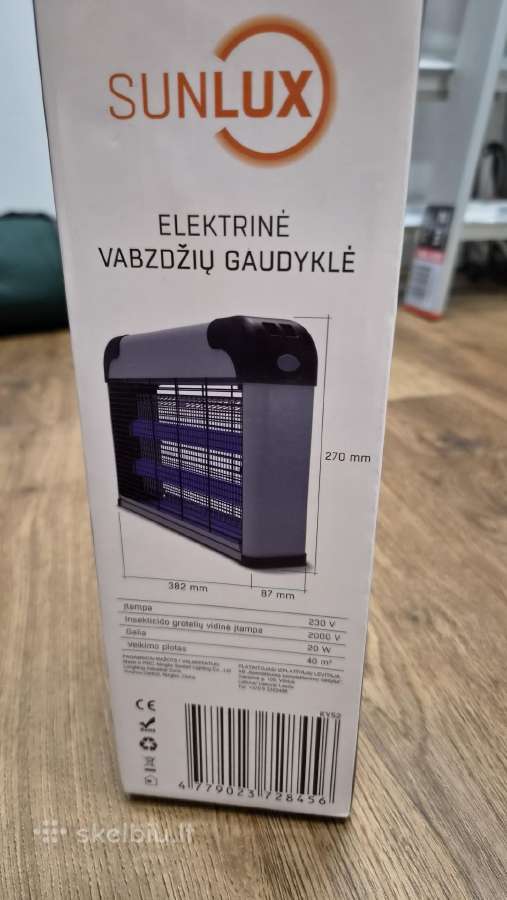 Elektrinė vabzdžių gaudyklė - nuotraukos Nr. 3