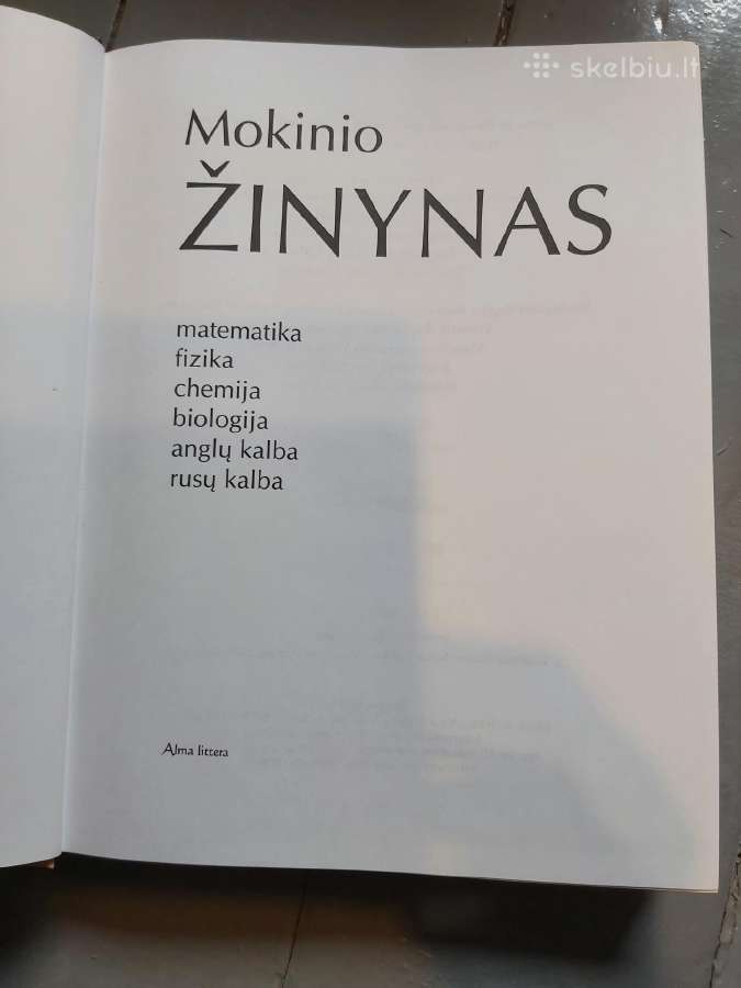 Mokinio Žinynas. Maematika,fizika,chemija, biogija - nuotraukos Nr. 2