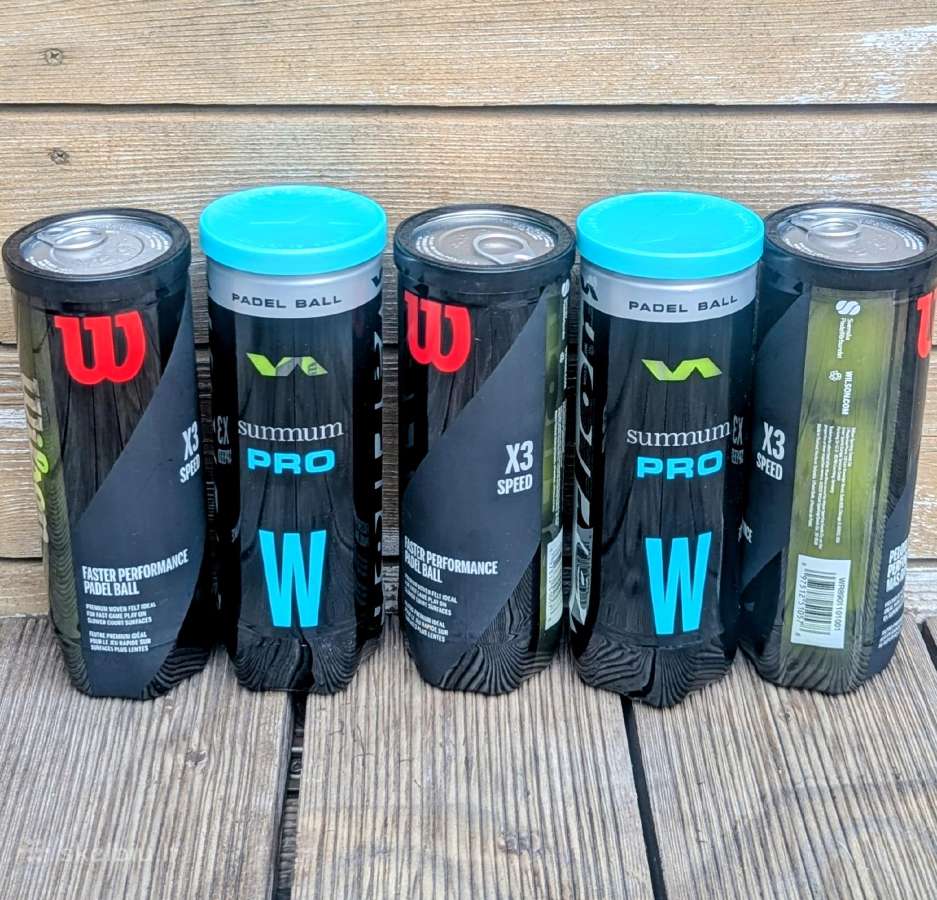 Nauji padelio teniso kamuoliukai, 5 dėžutės