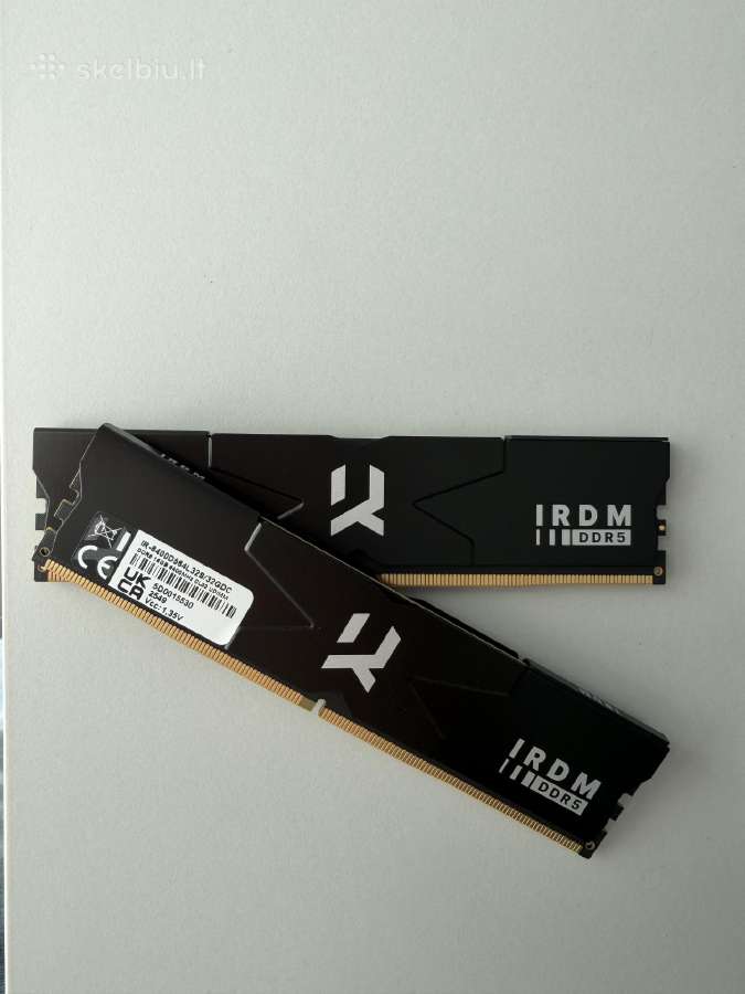 Parduodami RAM Ddr5 2x16 32gb 6400mhz