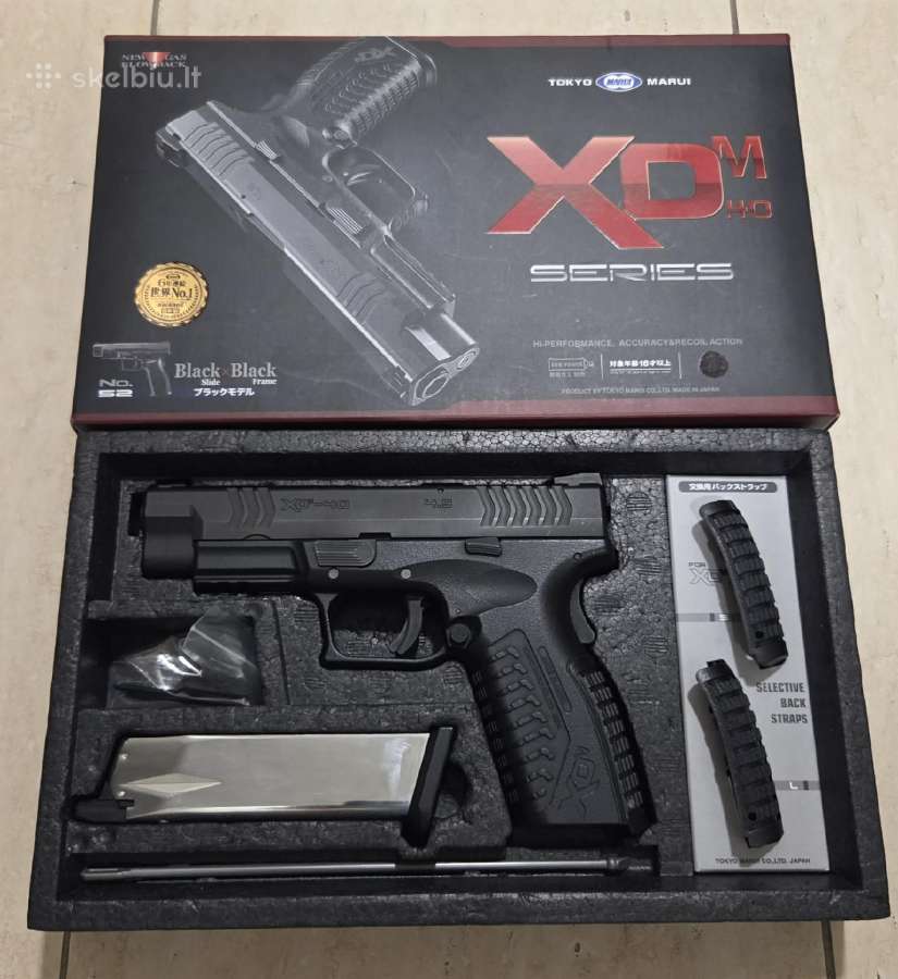 Tokyo Marui Xdm-40 airsoft pistoletas - nuotraukos Nr. 2