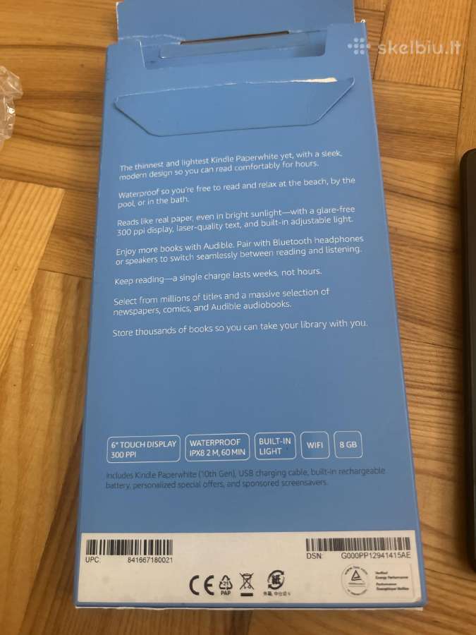 Kindle paperwhite - nuotraukos Nr. 3