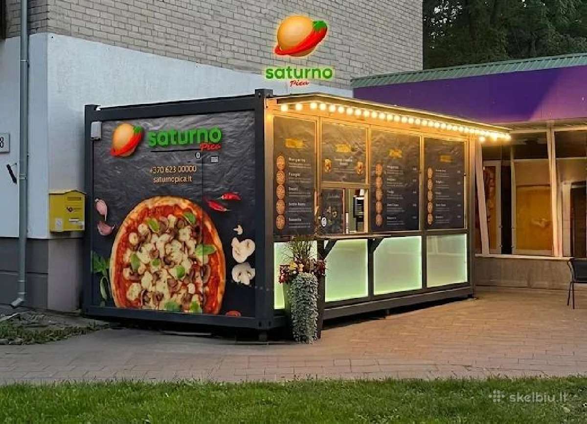 Parduodamas maisto kioskas