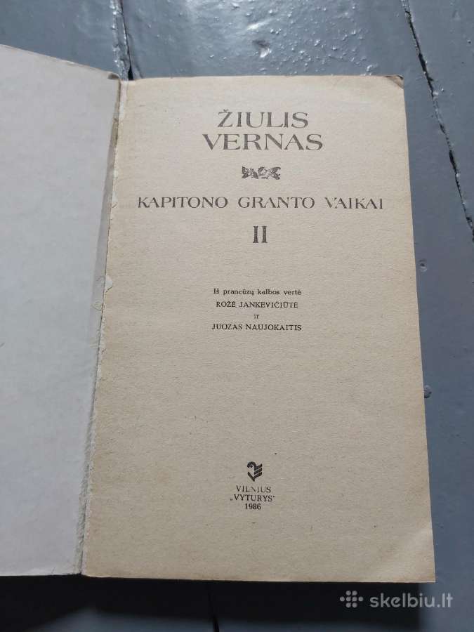 Žiulio Verno knyga.romanas Kapitono Granto vaikai - nuotraukos Nr. 4