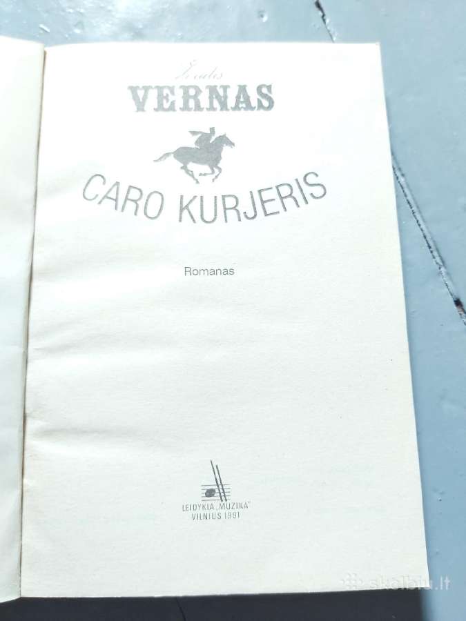 Knyga Ž Verno Varo Kurjeris - nuotraukos Nr. 3