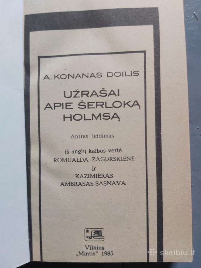 Knyga Užtašai apie Šerloką Holmsą - nuotraukos Nr. 2