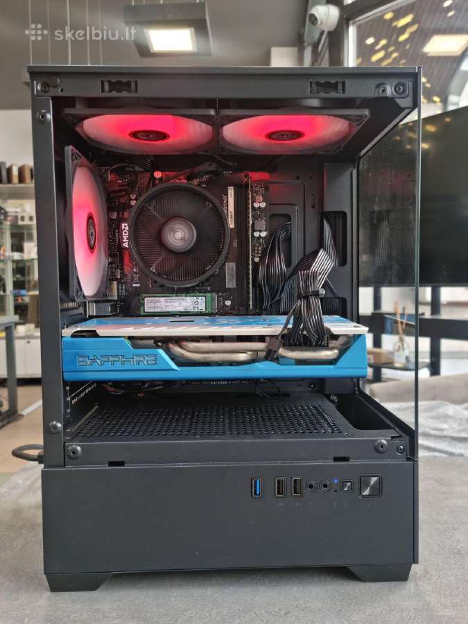(R4) Kompiuteris Ryzen 5 5500/16/256/rx580/w11 - nuotraukos Nr. 2