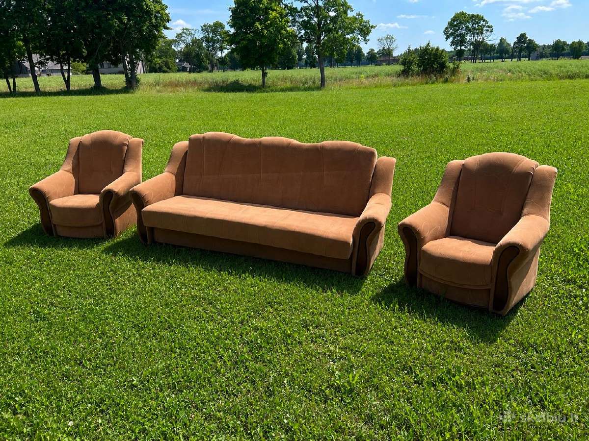 Sofa-lova 2 foteliai