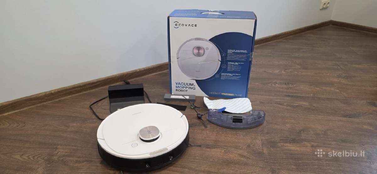 Ecovacs robotas siurblys su plovimo funkcija