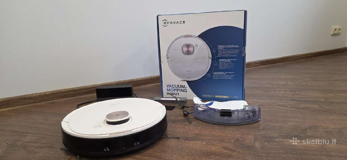 Ecovacs robotas siurblys su plovimo funkcija - nuotraukos Nr. 2