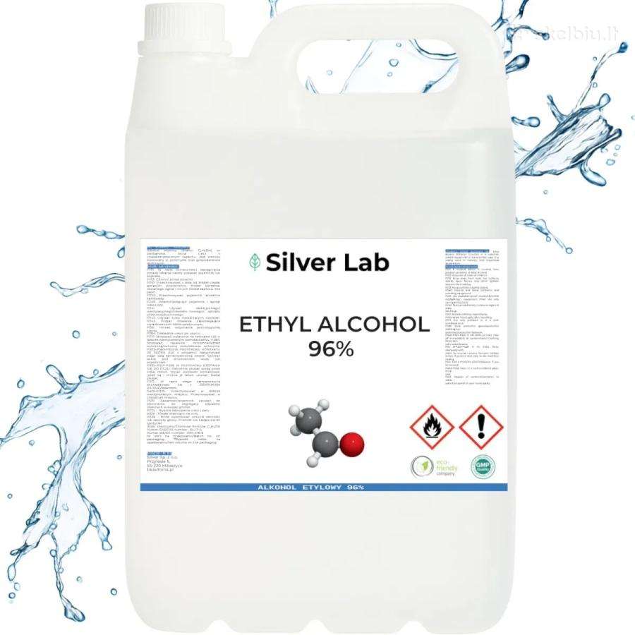 Etilo alkoholis 96 % (etanolis) 5000ml