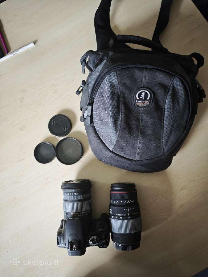 Canon EOS 400d + Sigma 17-70 + Sigma Apo 70-300 +