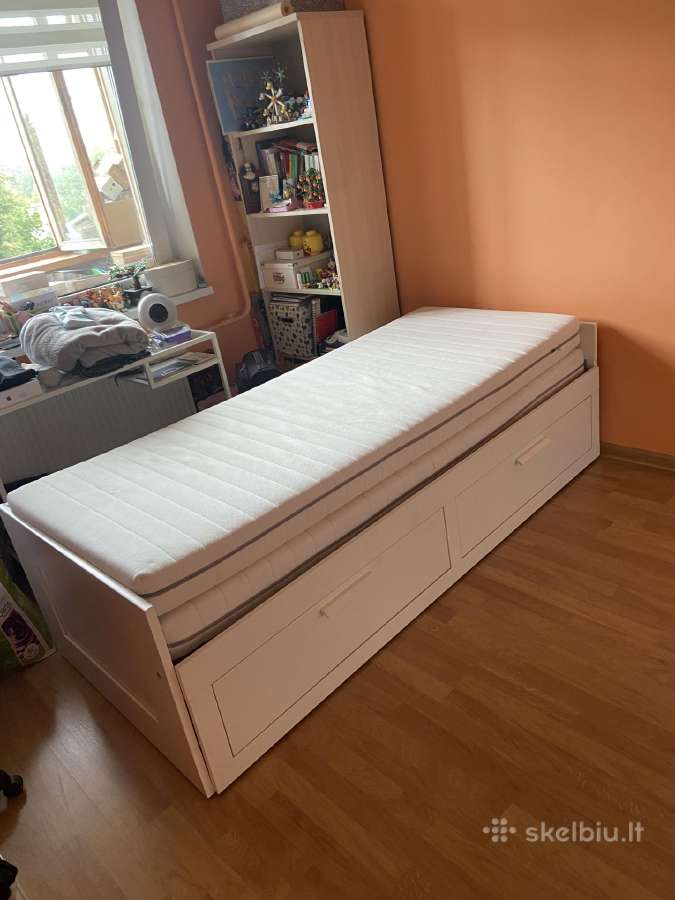 Brimnes viengulė/dviguė lova 80-160x200