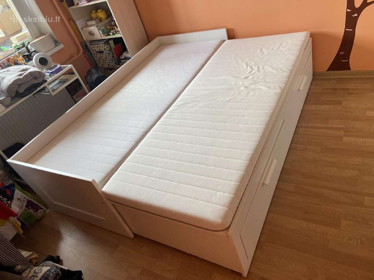 Brimnes viengulė/dviguė lova 80-160x200 - nuotraukos Nr. 5