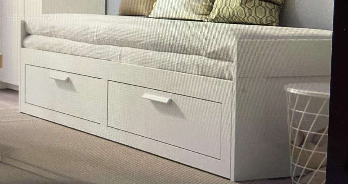 Brimnes viengulė/dviguė lova 80-160x200 - nuotraukos Nr. 7