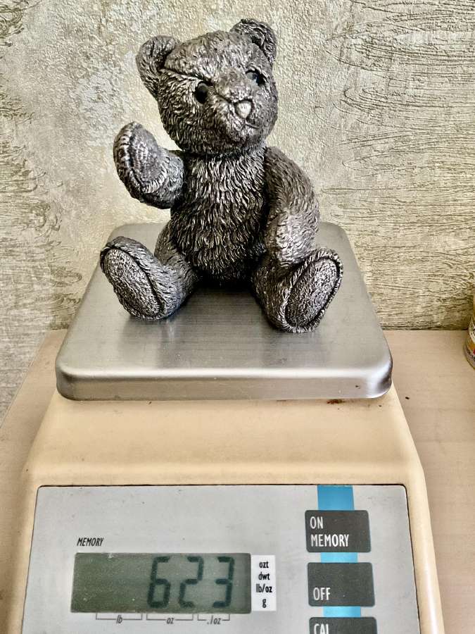 Sidabrinis(925prabos) didelis meškinas “teddy. - nuotraukos Nr. 8