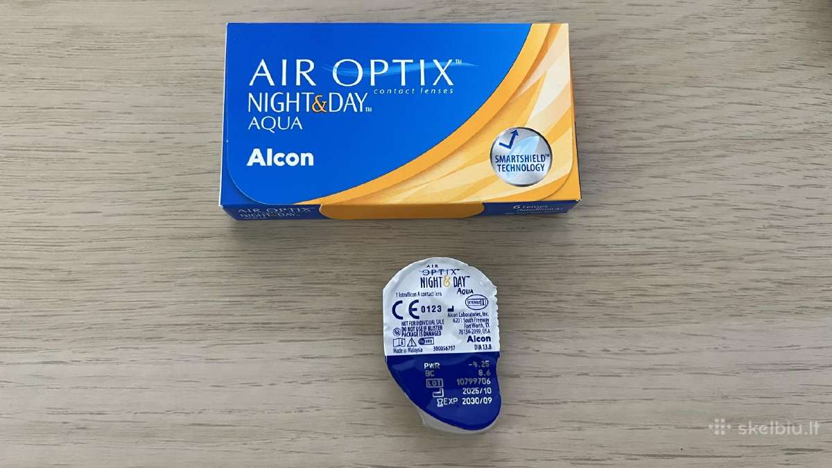 7vnt. Airoptix Night&day kontaktiniai lęšiai -4.25