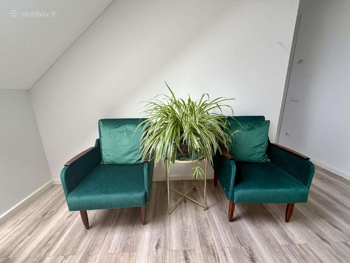 Elegantiški veliūriniai foteliai - nuotraukos Nr. 2