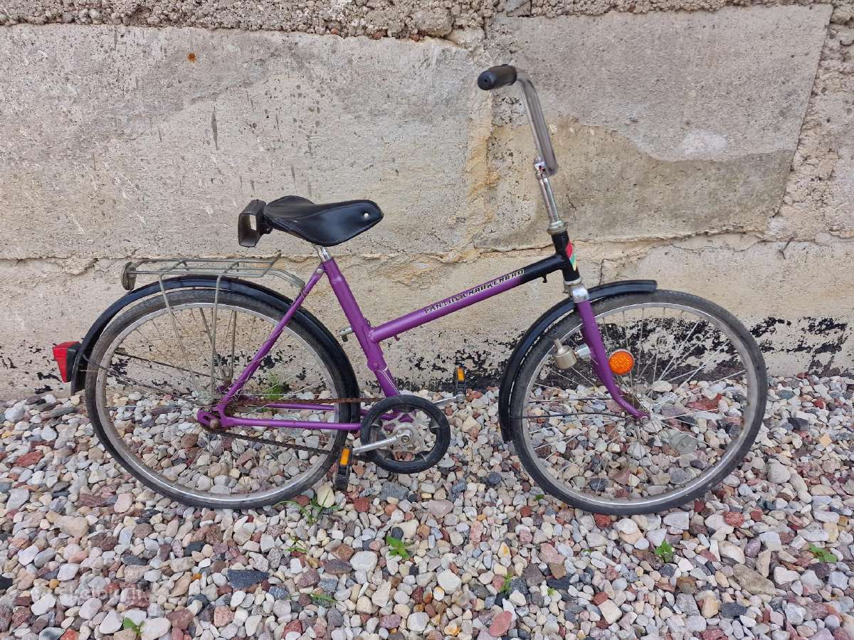 Vintažinis skladomas dviratis Panther 1985m.