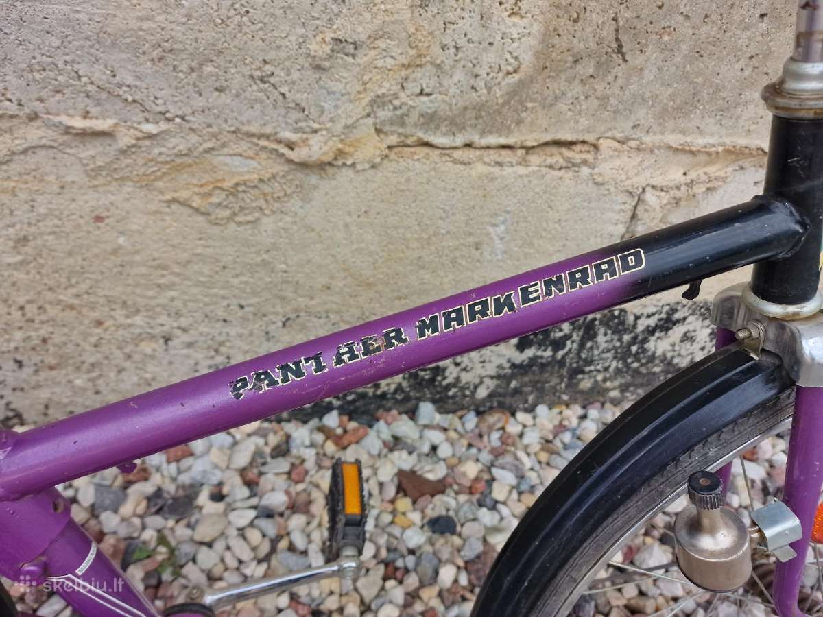 Vintažinis skladomas dviratis Panther 1985m. - nuotraukos Nr. 7