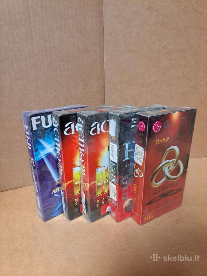 Naujos Vhs kasetės