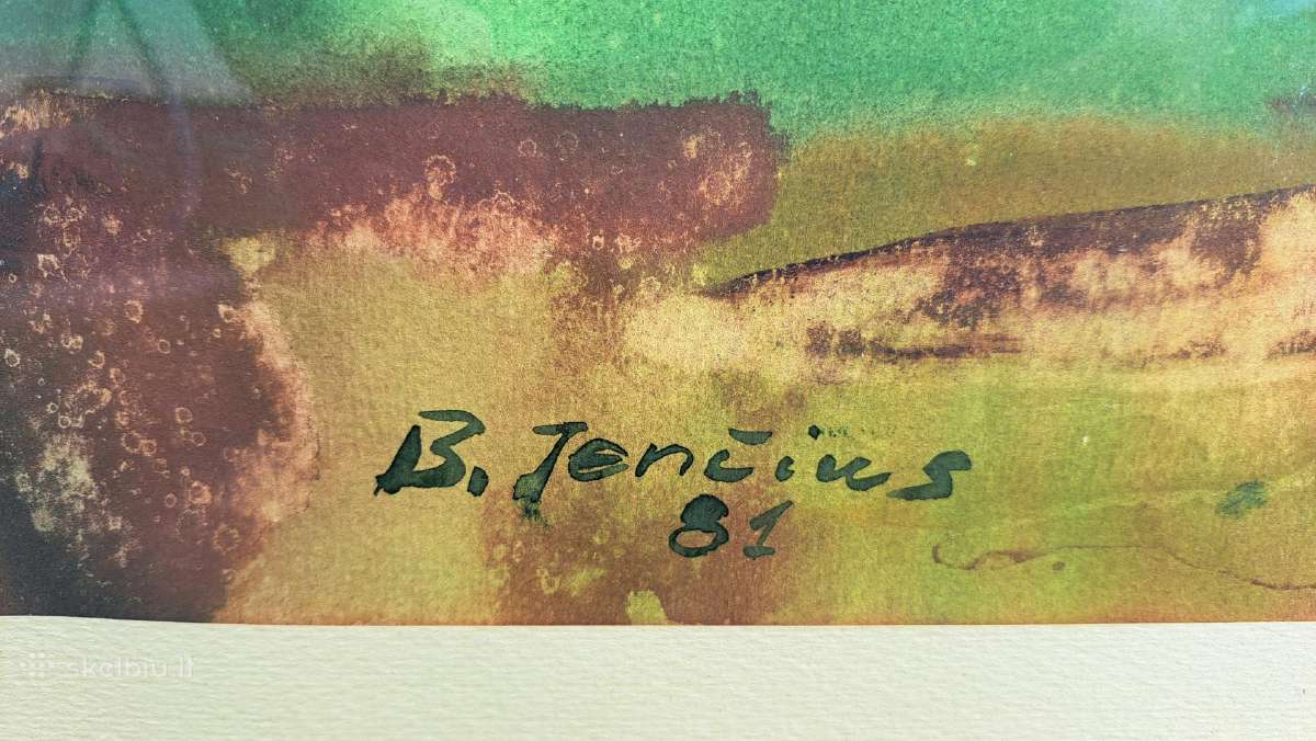 Benjaminas Jenčius „Gelgaudiškis motyvas“ 1981m. - nuotraukos Nr. 4