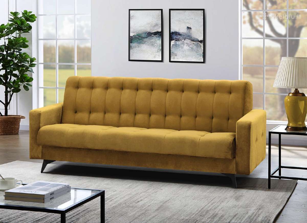 Minkšta sofa-lova „gemi“ su dėže patalynei - nuotraukos Nr. 20