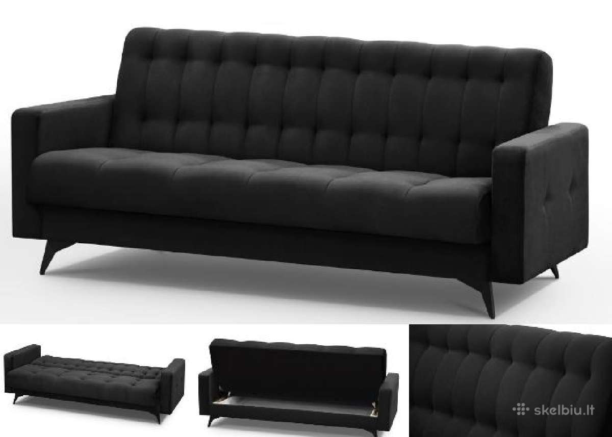 Minkšta sofa-lova „gemi“ su dėže patalynei - nuotraukos Nr. 24