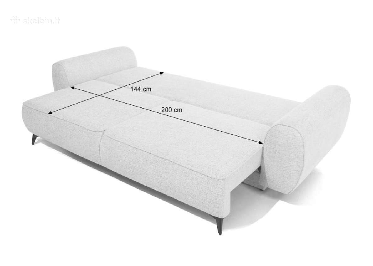 Minkšta sofa/sofa-lova su daiktadėže „Vincent" - nuotraukos Nr. 6