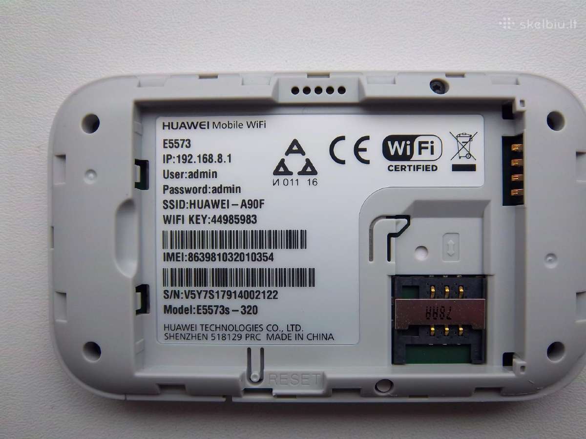 4G WiFi modemas Huawei E5573 - nuotraukos Nr. 4
