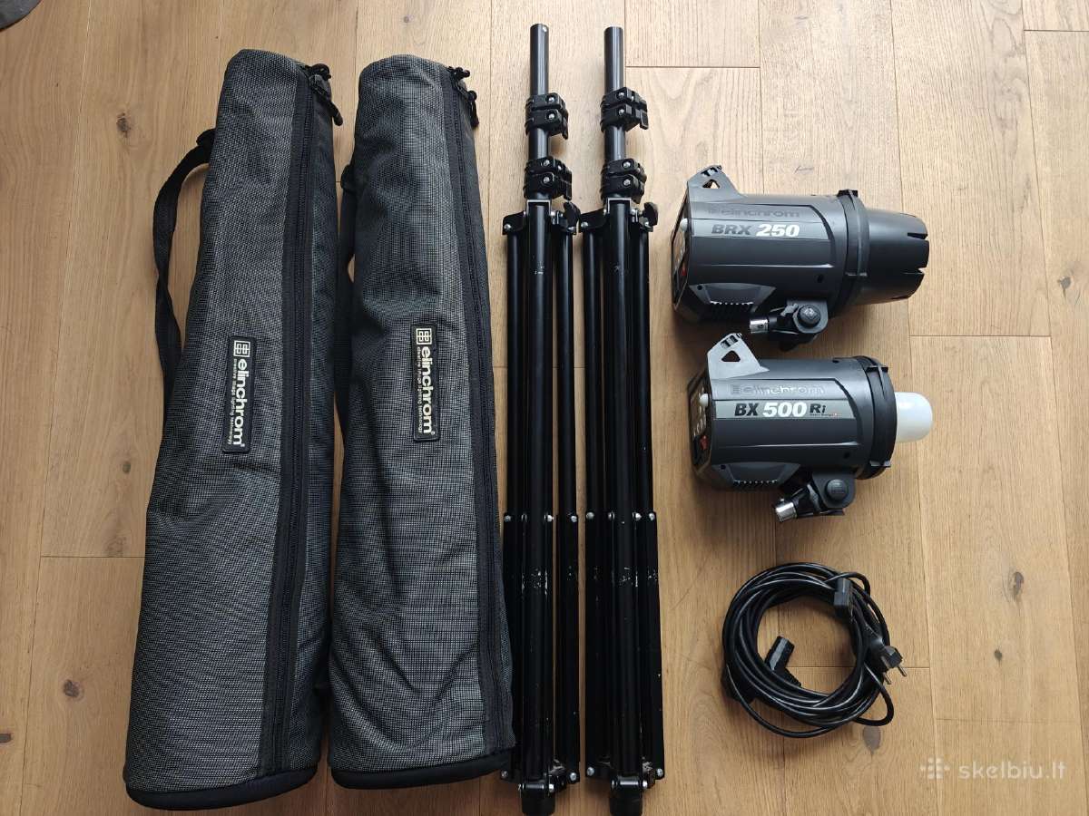 Studijos apšvietimas Elinchrom brx250/bx500ri