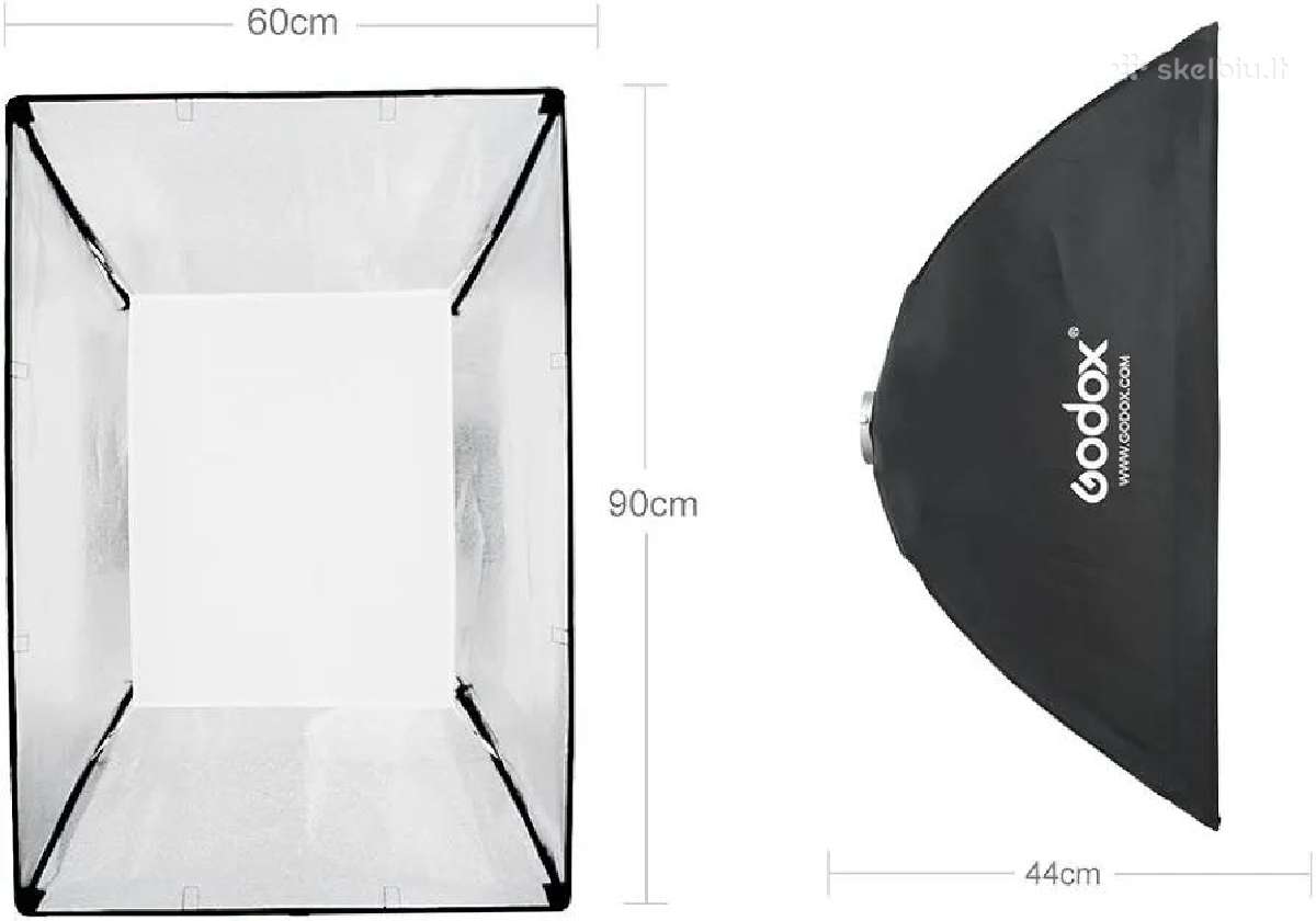 Godox grid softbox 60x90 2vnt - nuotraukos Nr. 5