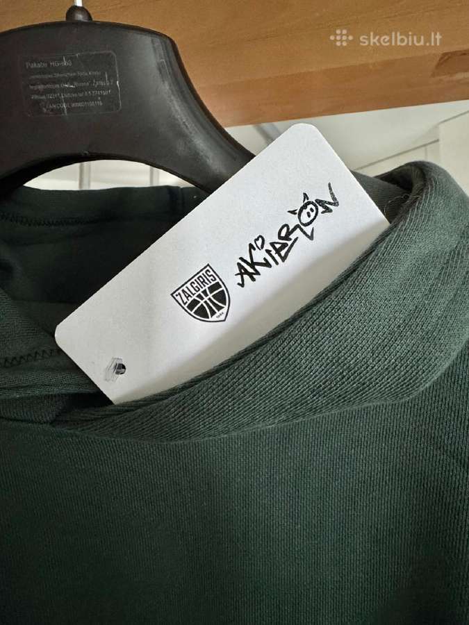 Zalgiris X Akieron Oversized Hoodie Dydis L Naujas - nuotraukos Nr. 5
