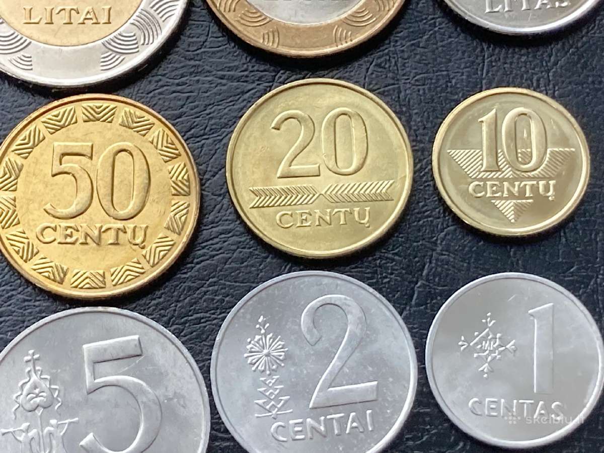 Lietuviškų monetų komplektas - nuotraukos Nr. 6