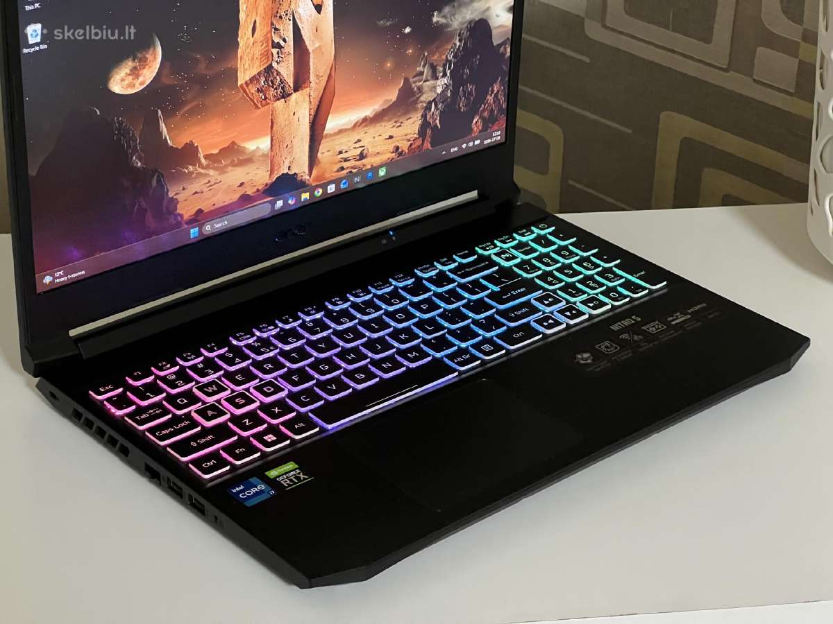 Parduodamas Acer Nitro su Rtx 3070, I7-11k, 1tb. - nuotraukos Nr. 3