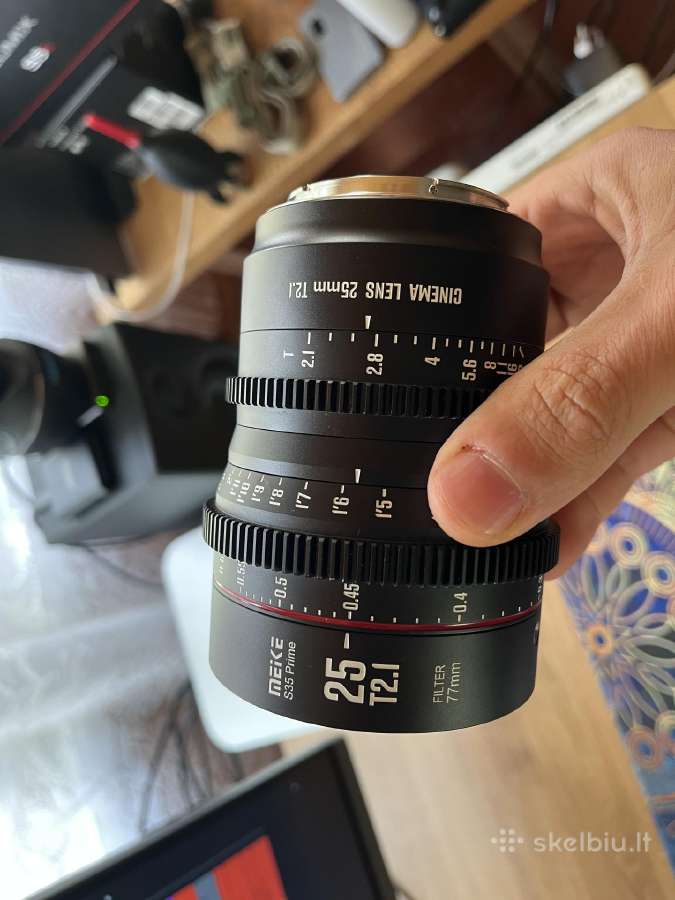 Meike 25mm T2.1 S35 Cine Prime Objektyvas