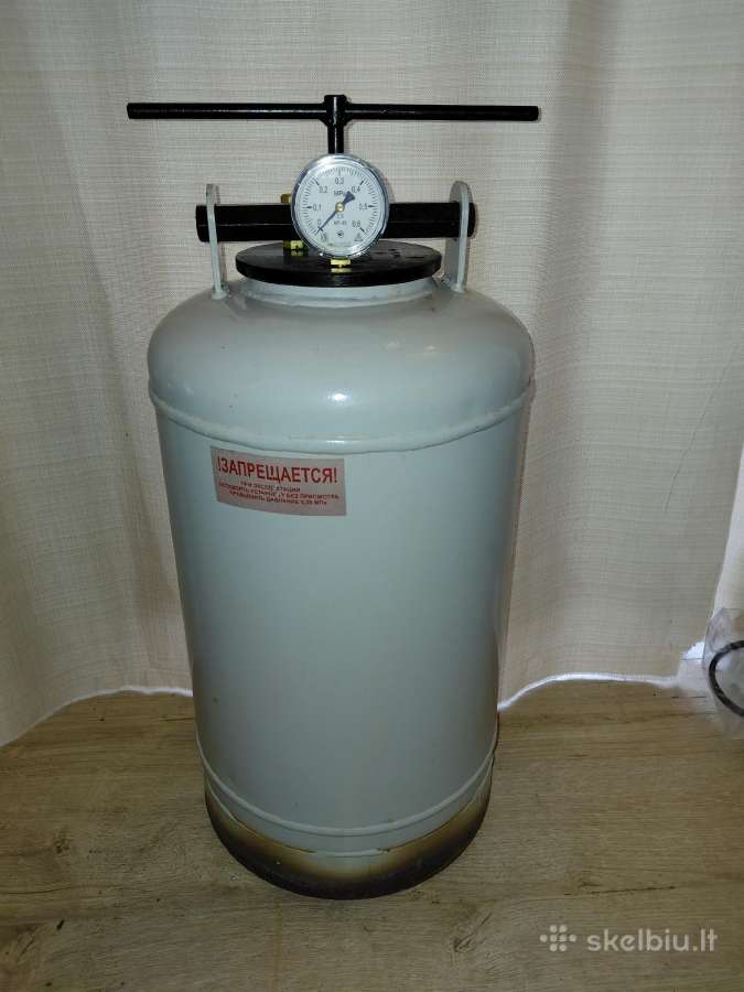 Parduodamas greitpuodis autoklavas 30ltr su pried.
