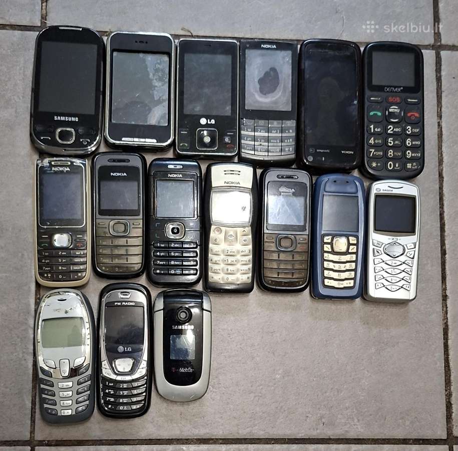 Donorui ar kolekcijai telefonai