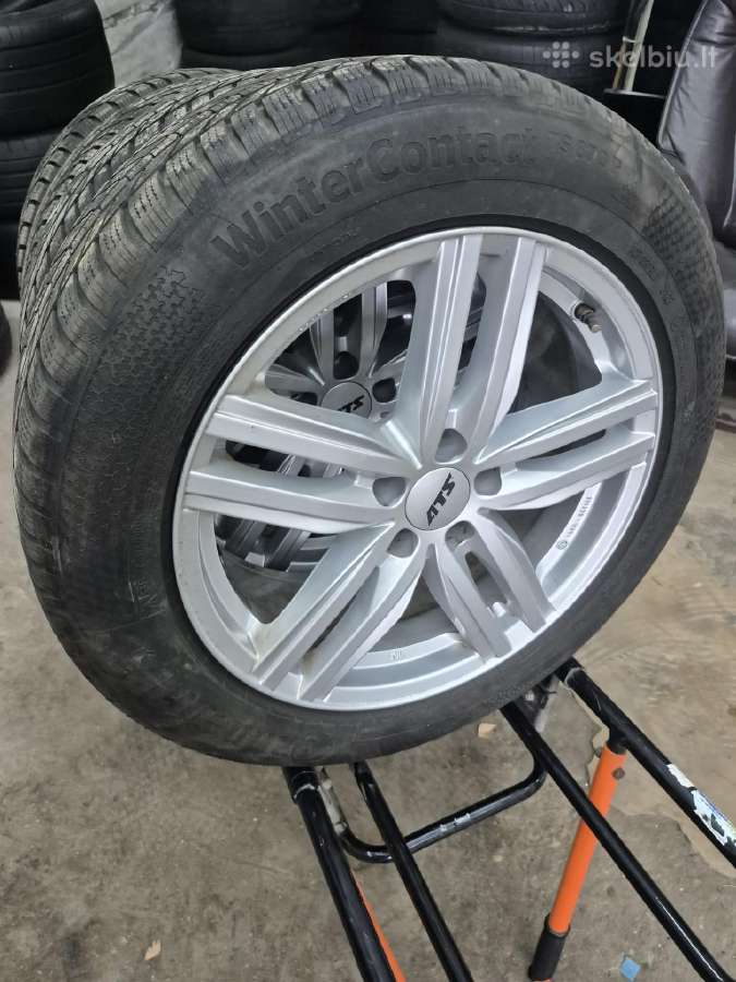VW tiguan r18 zieminiu disku komplektas su padango